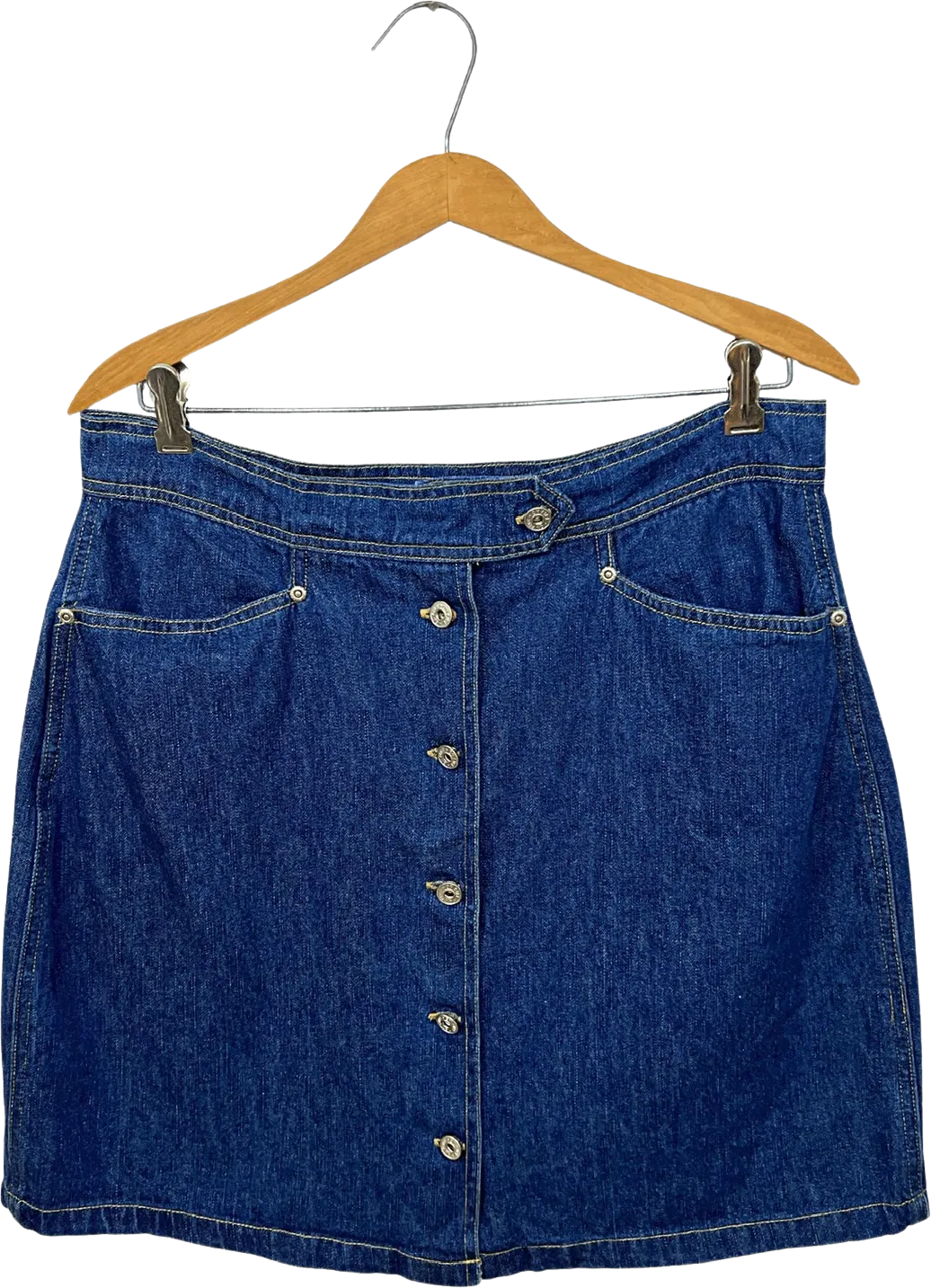 00s 00s On Fire Denim Jean Skirt with Pockets by On Fire
