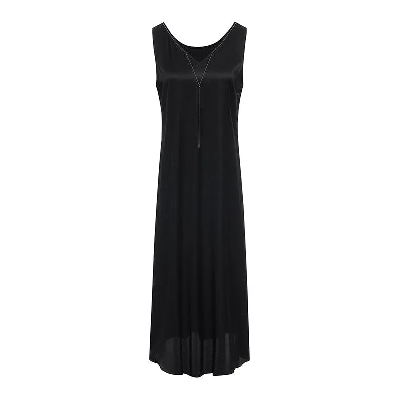 19 Momme Silk Reversible Vest Dress