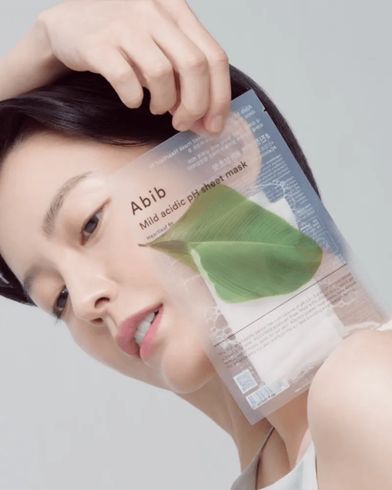 Abib Mild Acidic pH Sheet Mask #Heartleaf Fit