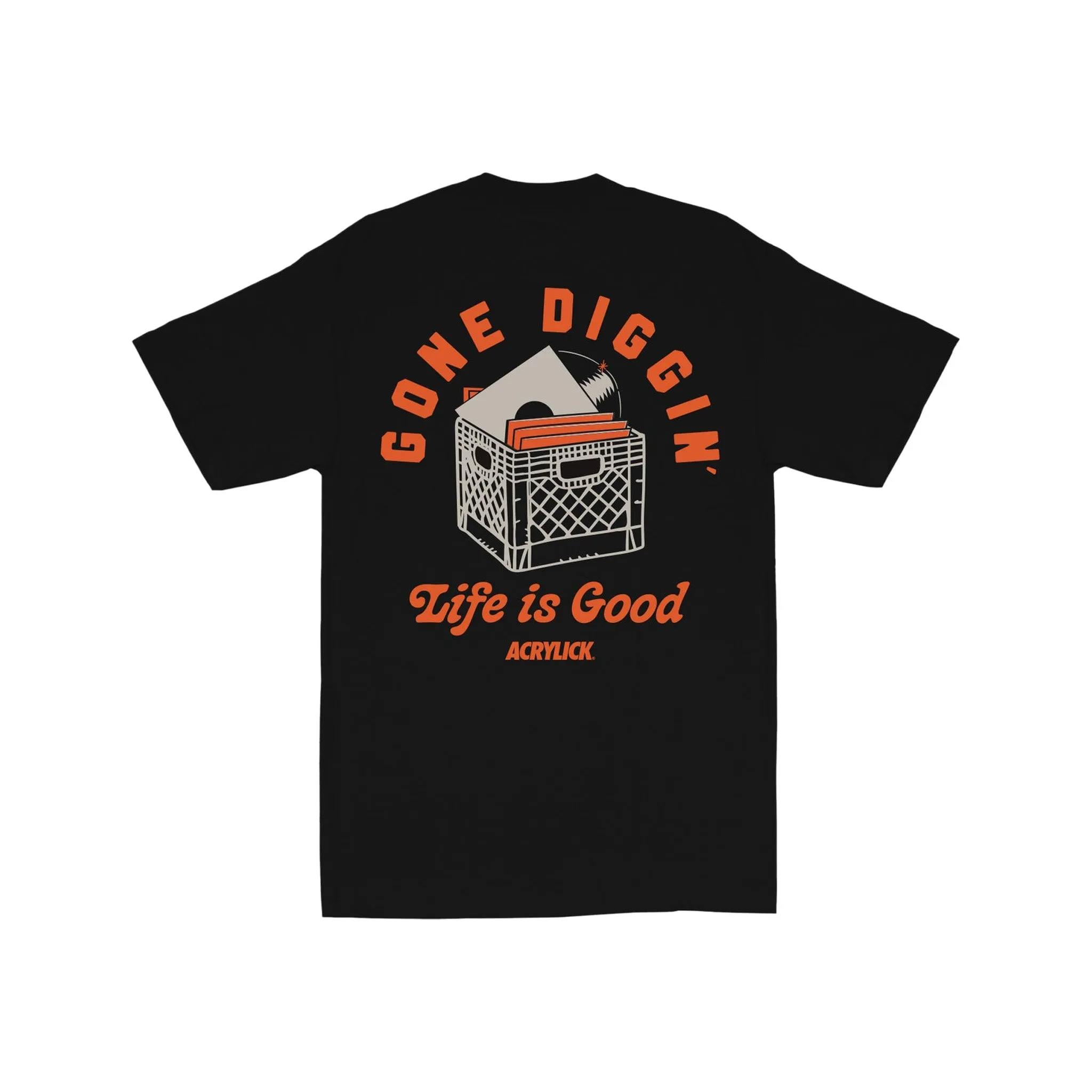 Acrylick Gone Diggin S/S Tee, Black