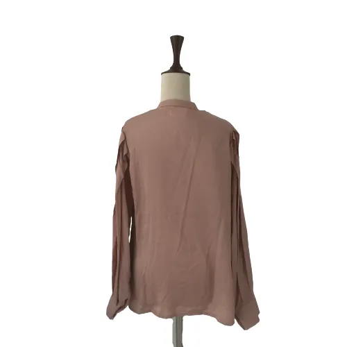 Anaar Pink Pleated Blouse | Gently Used |