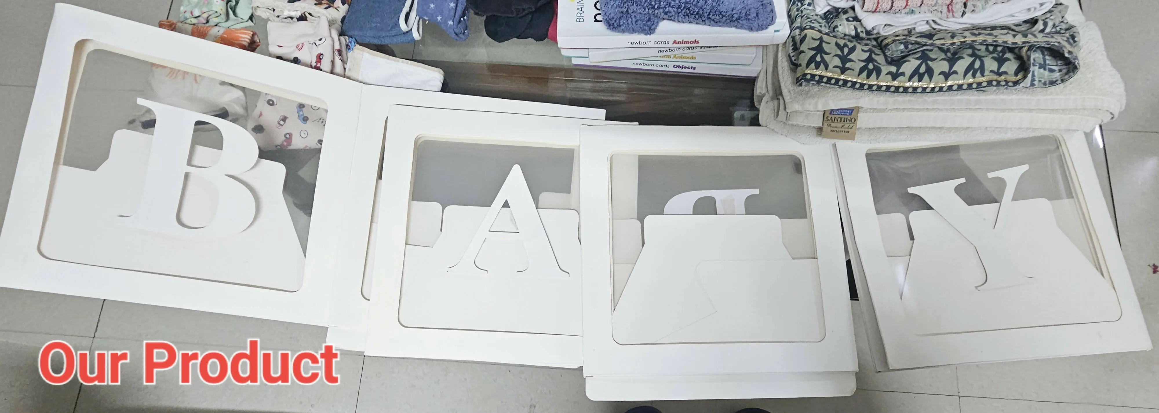 Baby Boxes Party Decoration Set