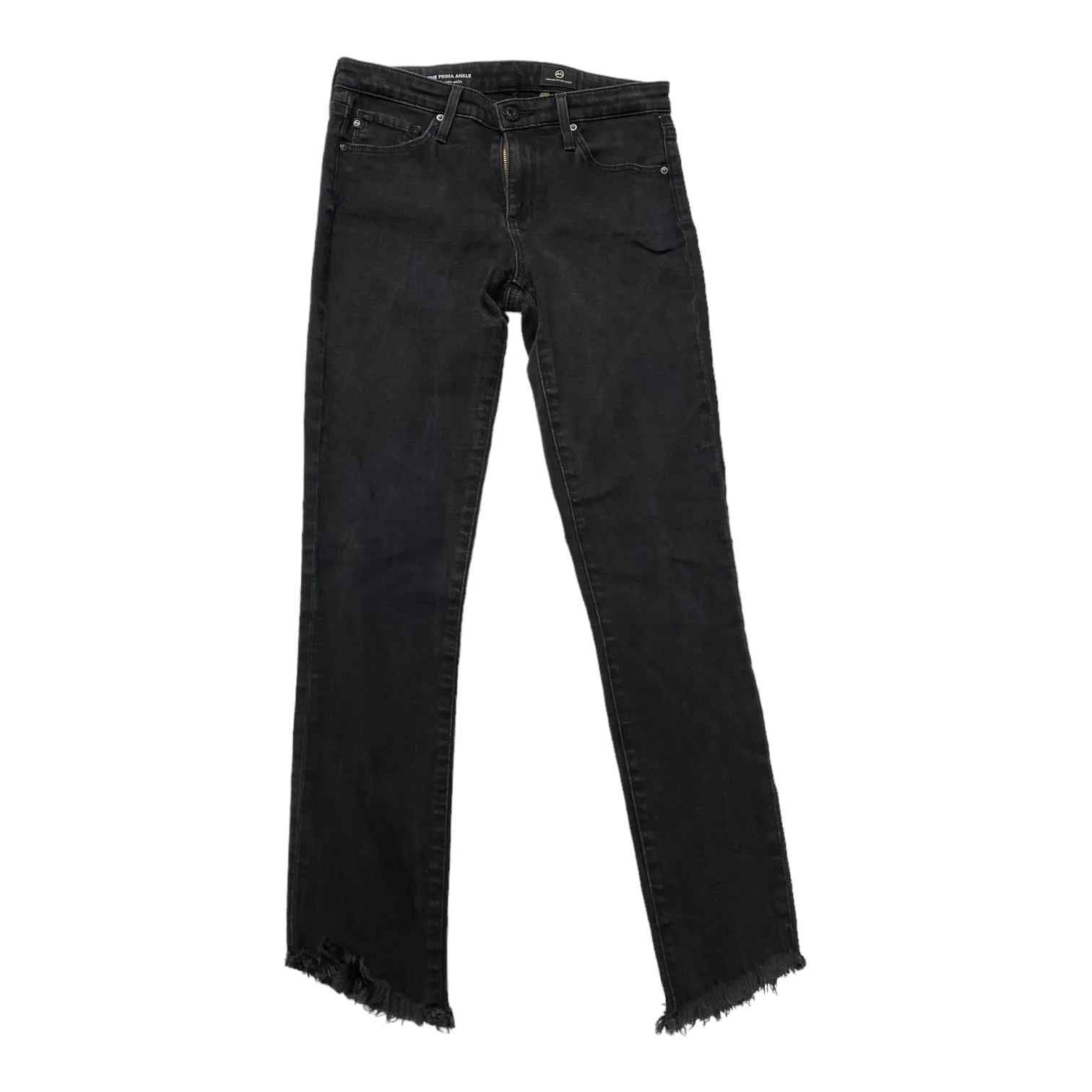 Black Denim Jeans Skinny Adriano Goldschmied, Size 0
