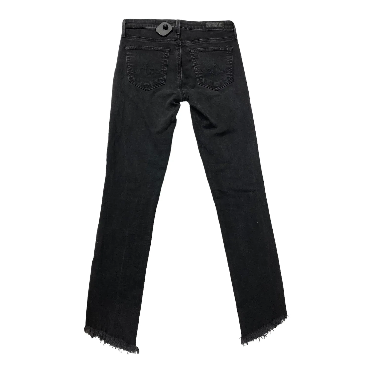 Black Denim Jeans Skinny Adriano Goldschmied, Size 0