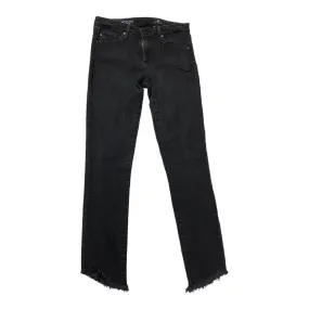 Black Denim Jeans Skinny Adriano Goldschmied, Size 0