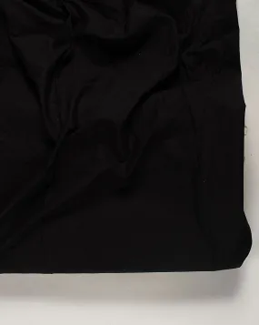 Black Plain Poplin Cotton Fabric ( Widht 60 Inch )