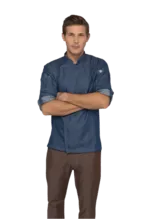 Blue Denim Chef Jacket | Chef Works Gramercy