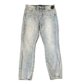 Blue Denim Jeans Skinny By 7 For All Mankind, Size: 8