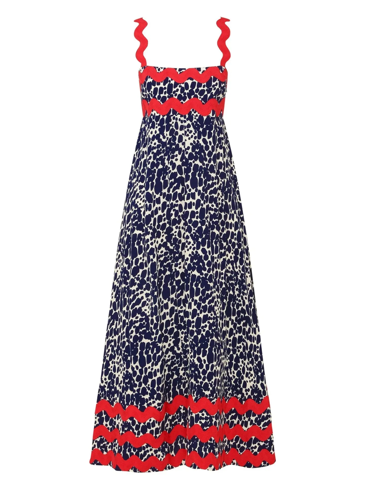 Bohemian Summer Printed A-line Long Dress Sexy Backless Holiday Beach Spaghetti Strap Dresses For Women Maxi Vestidos Para Mujer