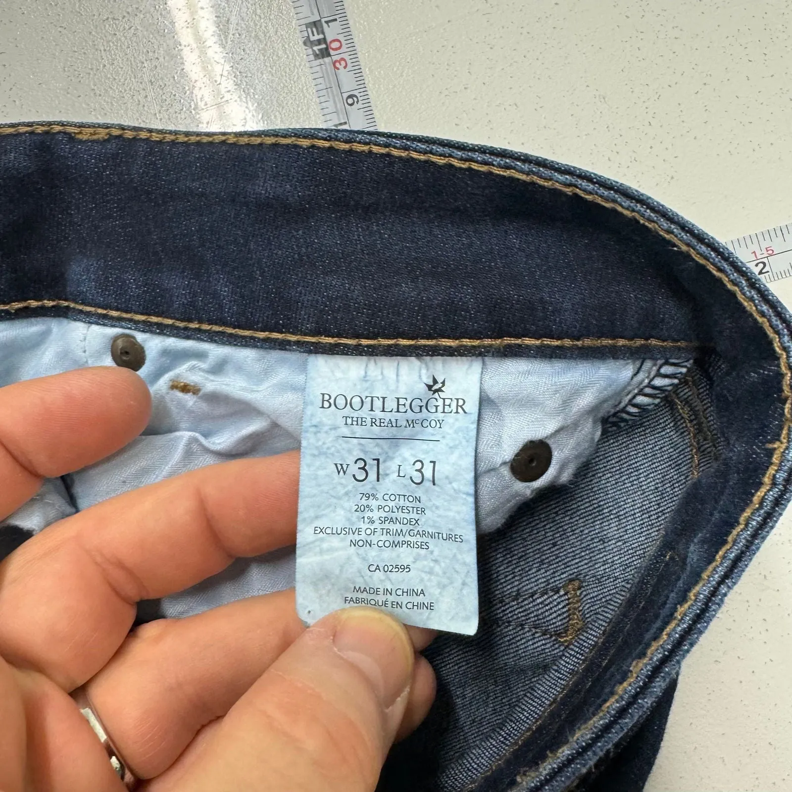 Bootlegger | Womens Denim Skinny Jeans | Color: Blue | Size: 31/31 | Pre-Owned