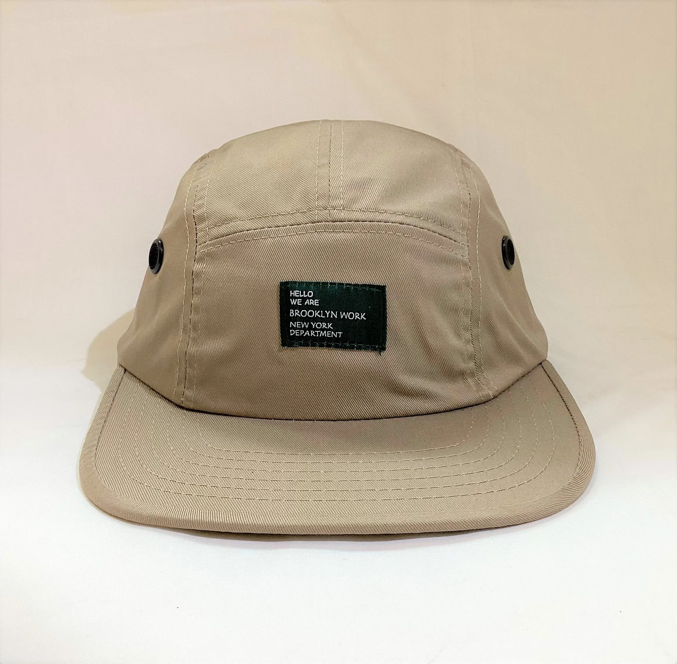 Brooklyn Work T80 5-Panel Camp Cap Khaki
