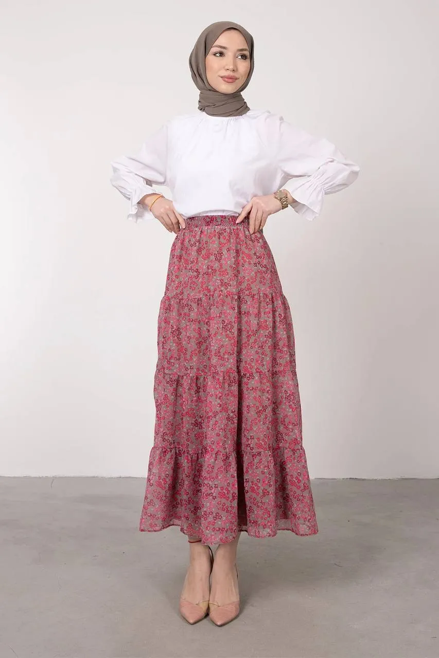 Chiffon Skirt - Elastic waist || S23