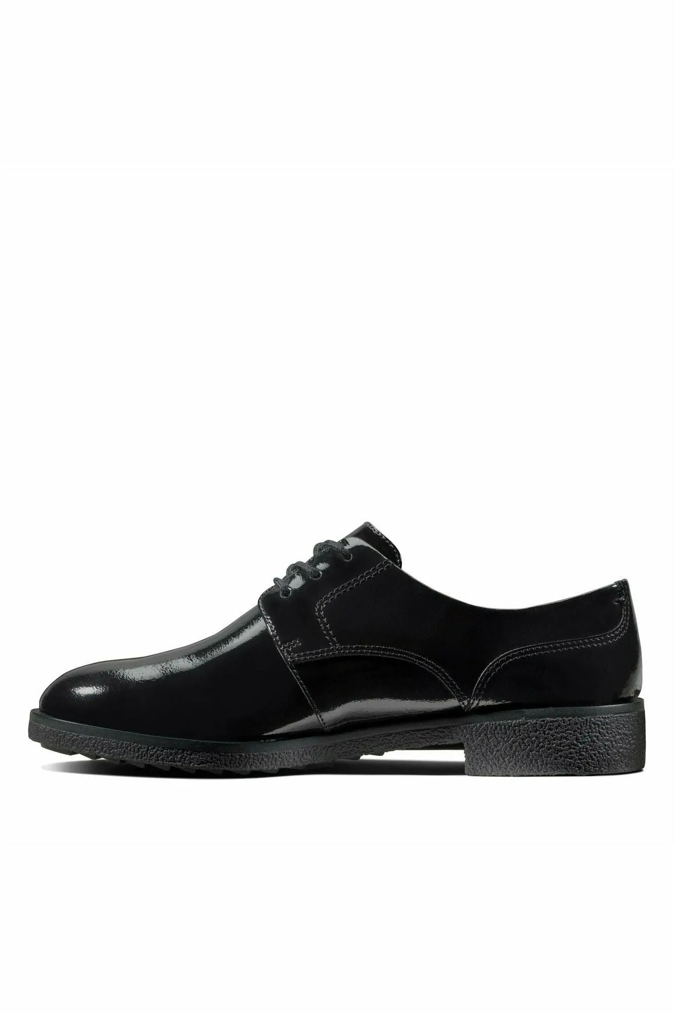 Clarks Griffin Lane in Black Patent