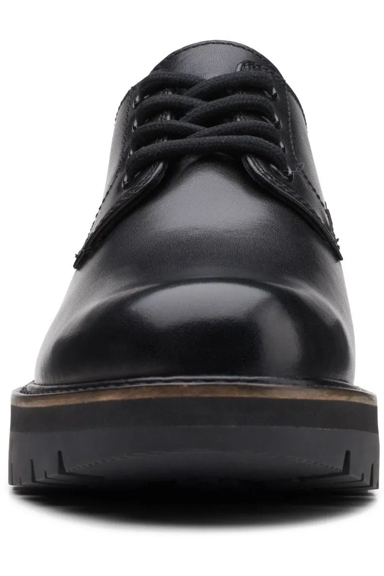 Clarks Orianna Derby in Black leather