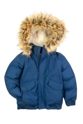 coat bomber city transit - classic blue