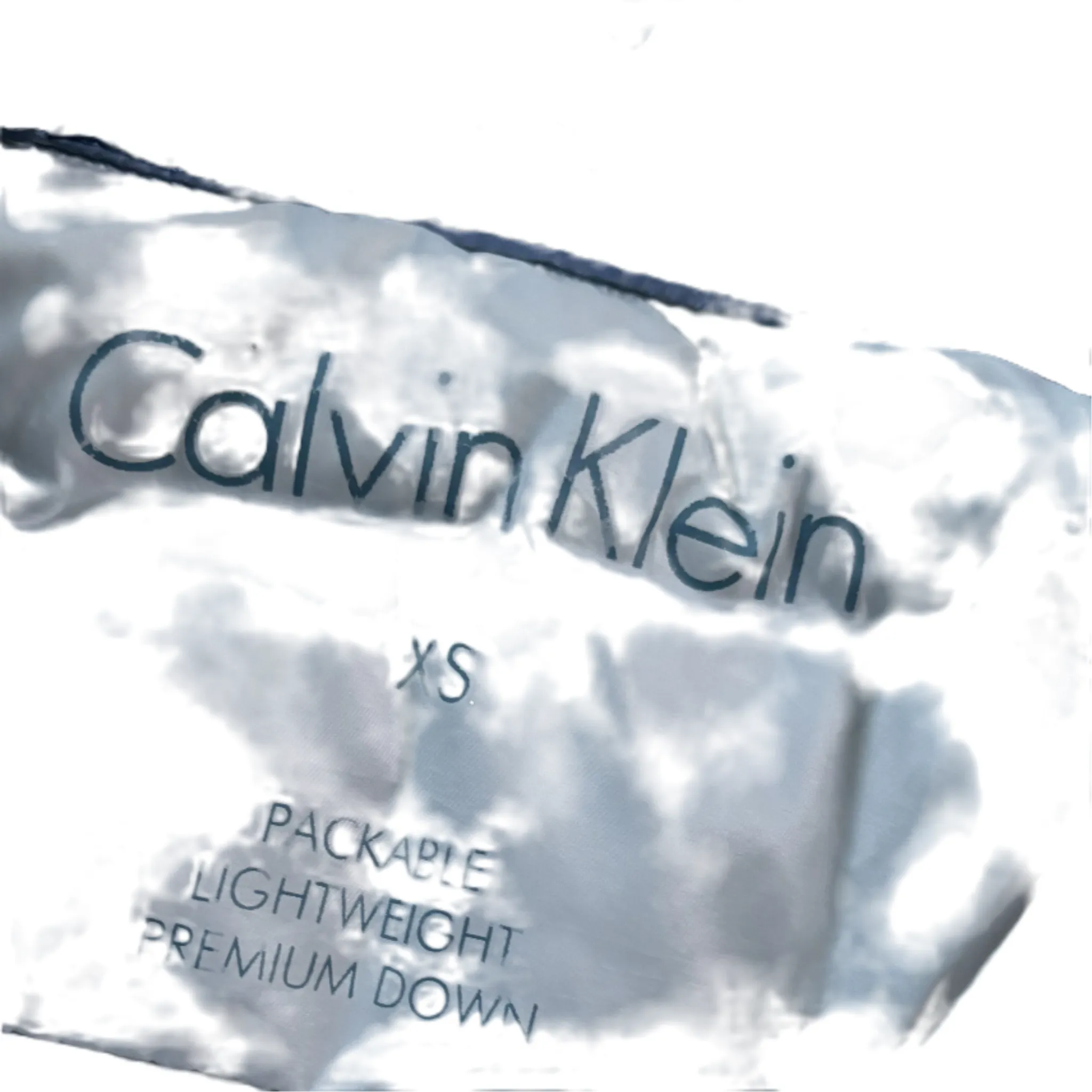 Coat Puffer & Quilted By Calvin Klein In Blue, Size: Xs
