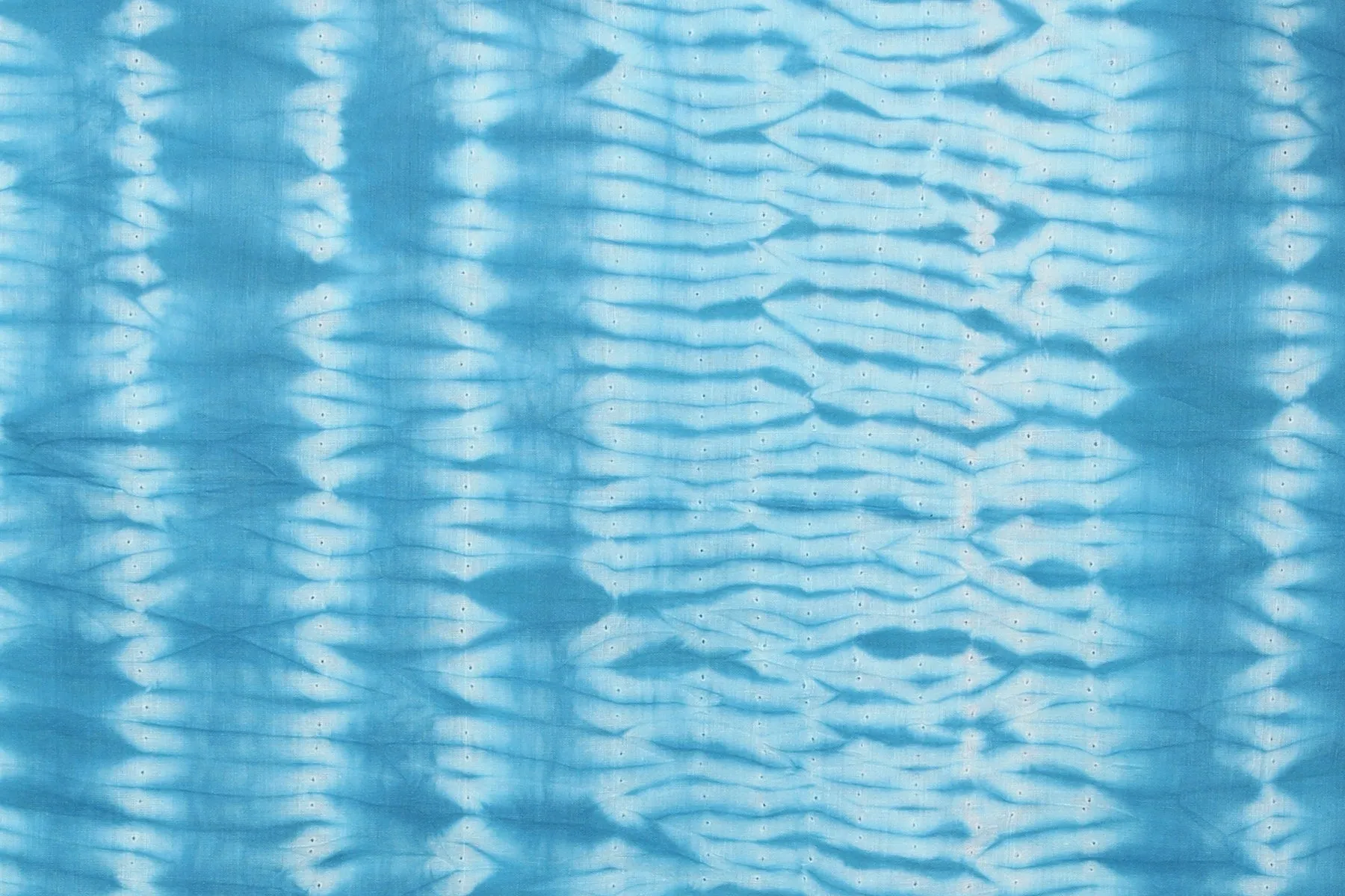 Corfu Teal Needle Shibori Maxi Kaftan Dress