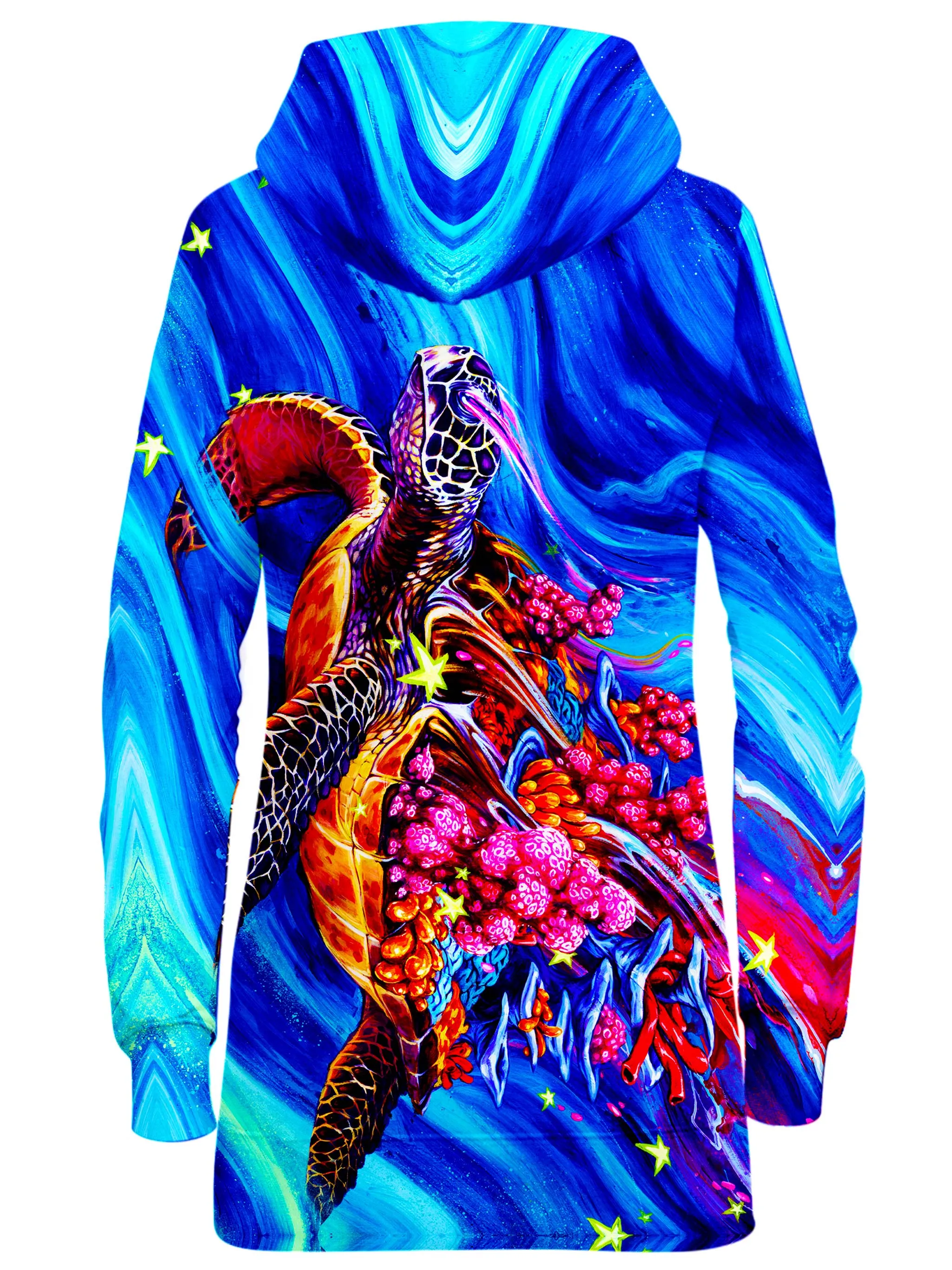 Cosmic Turtle Hoodie Dress