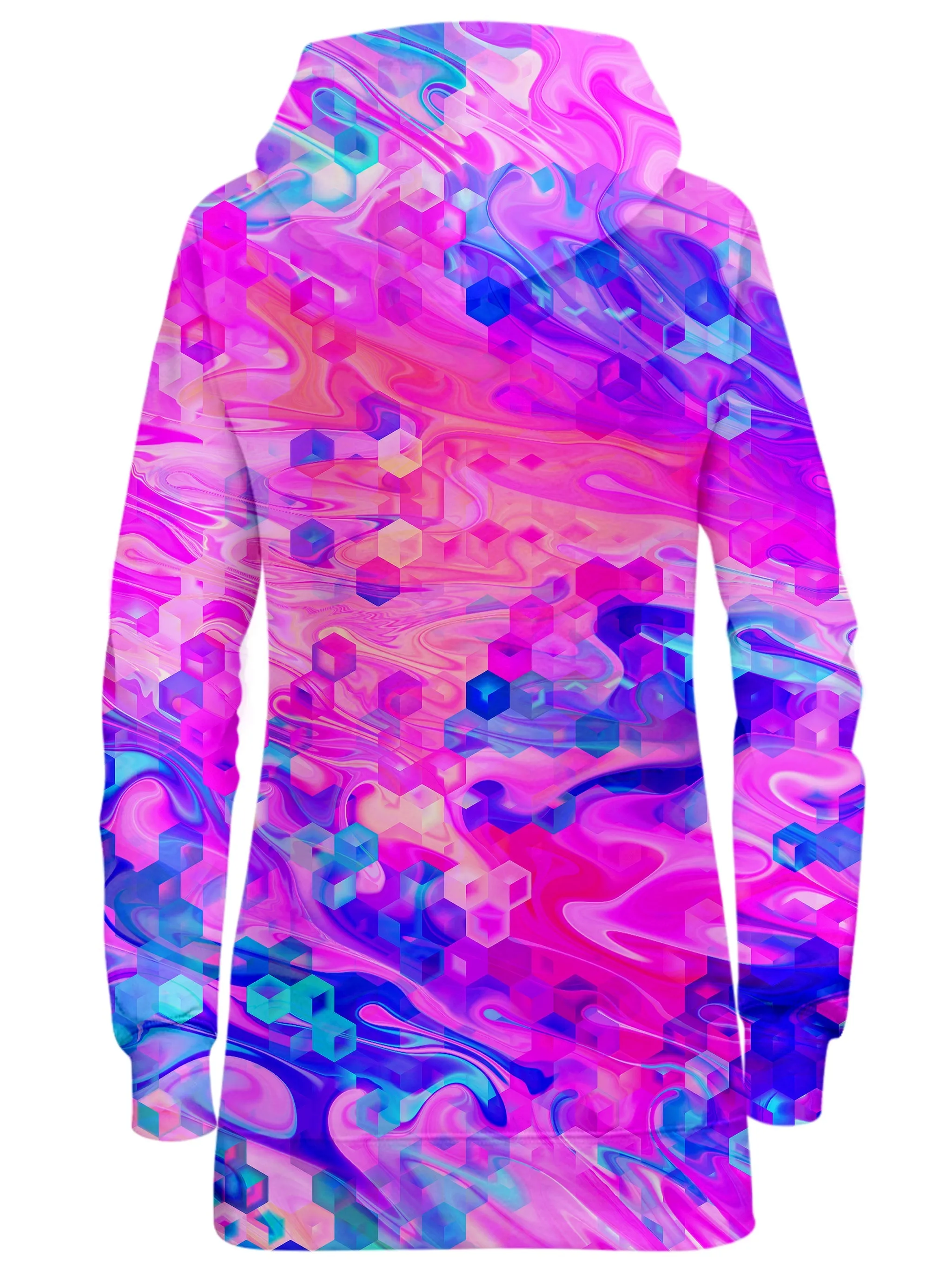 Cotton Candy Wash Hoodie Dress