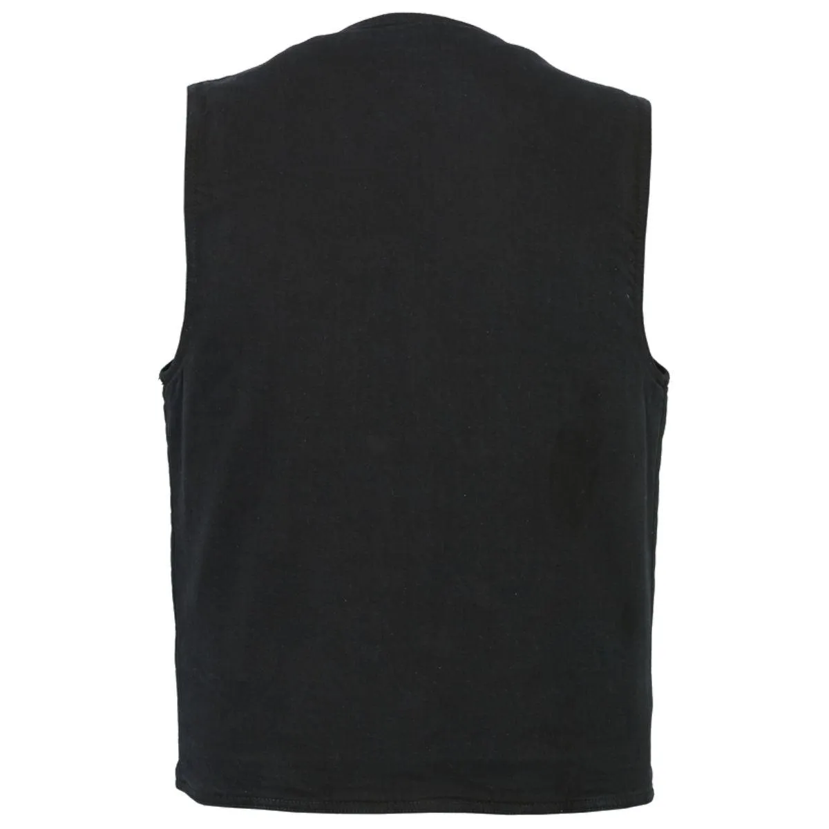 Daniel Smart Concealed Carry Black Denim Vest
