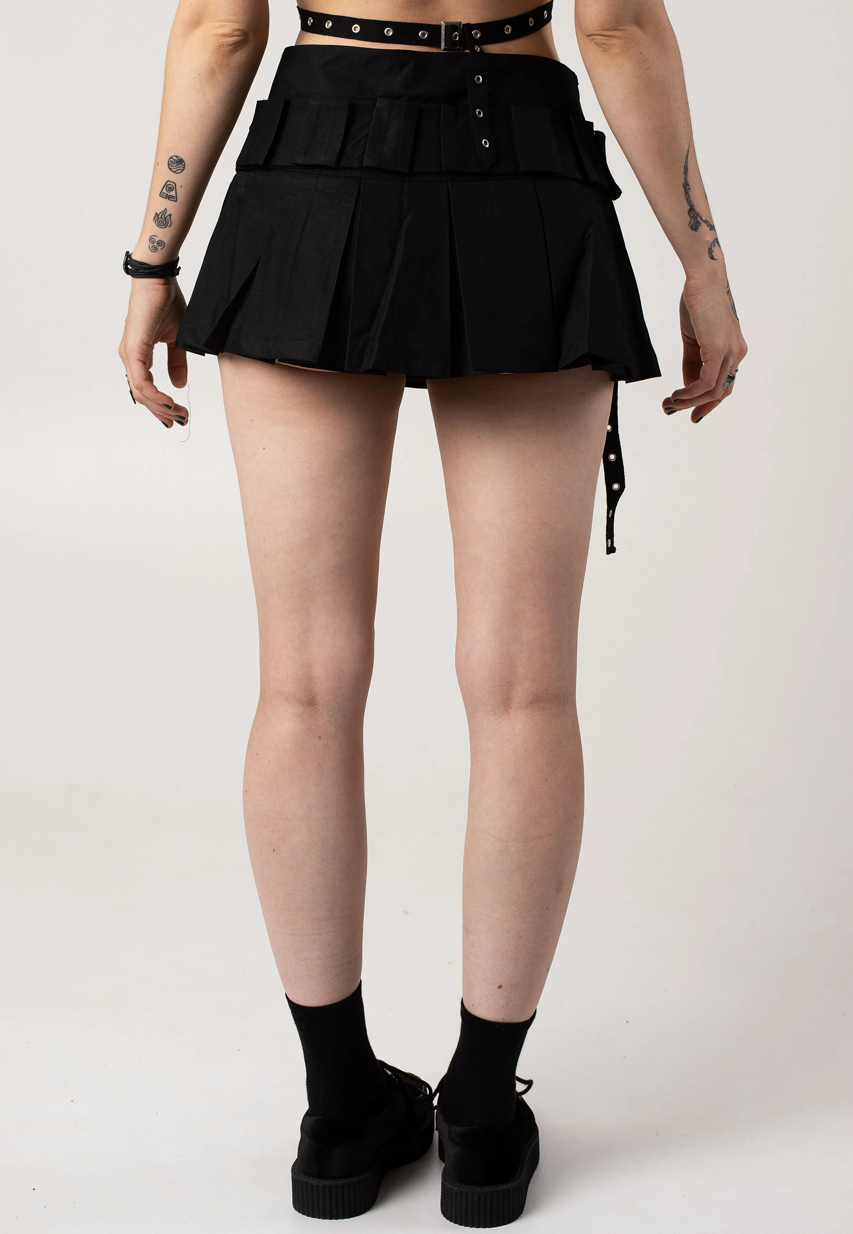 Dark In Love - Punk Moto Black - Skirt