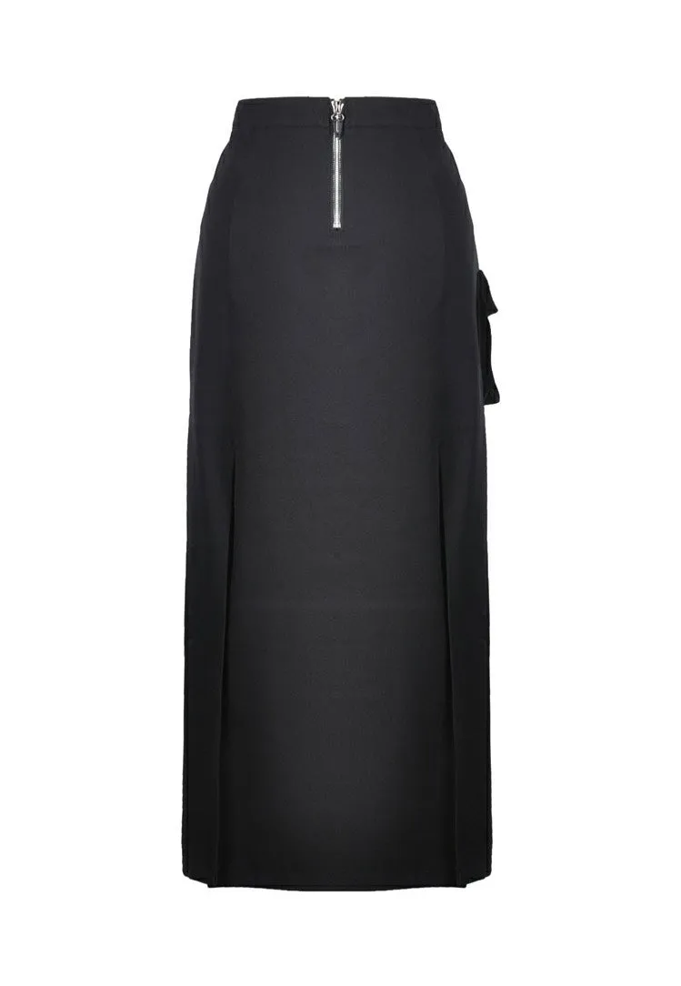 Dark In Love - Punk Sexy Slit Irregular Black - Skirt