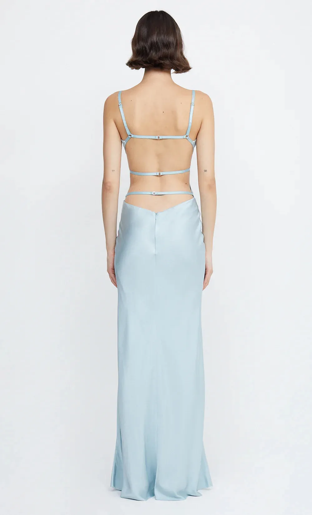 DIAMOND DAYS STRAP MAXI DRESS (Blue)