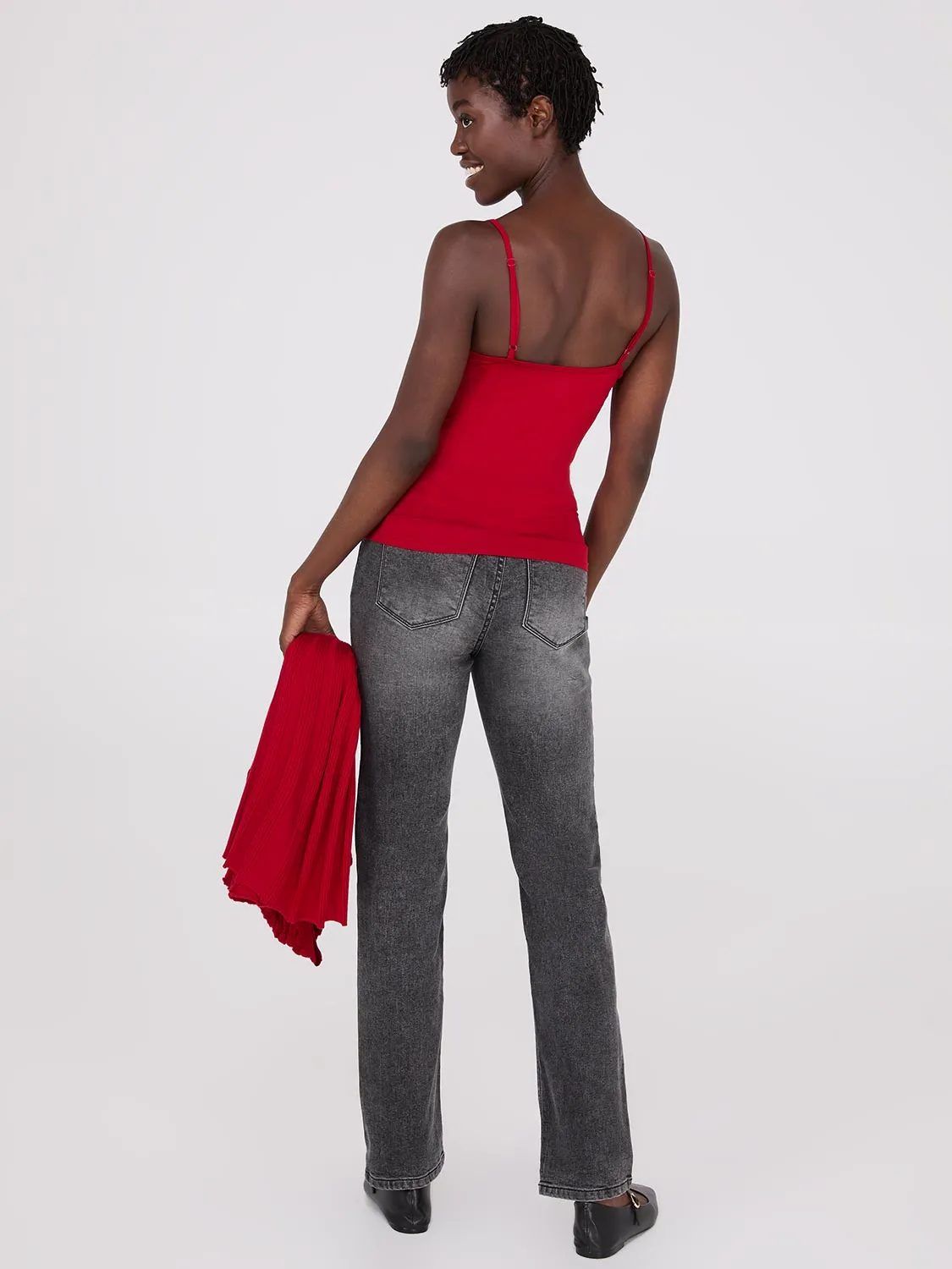 Double Layer Spaghetti Strap Cami