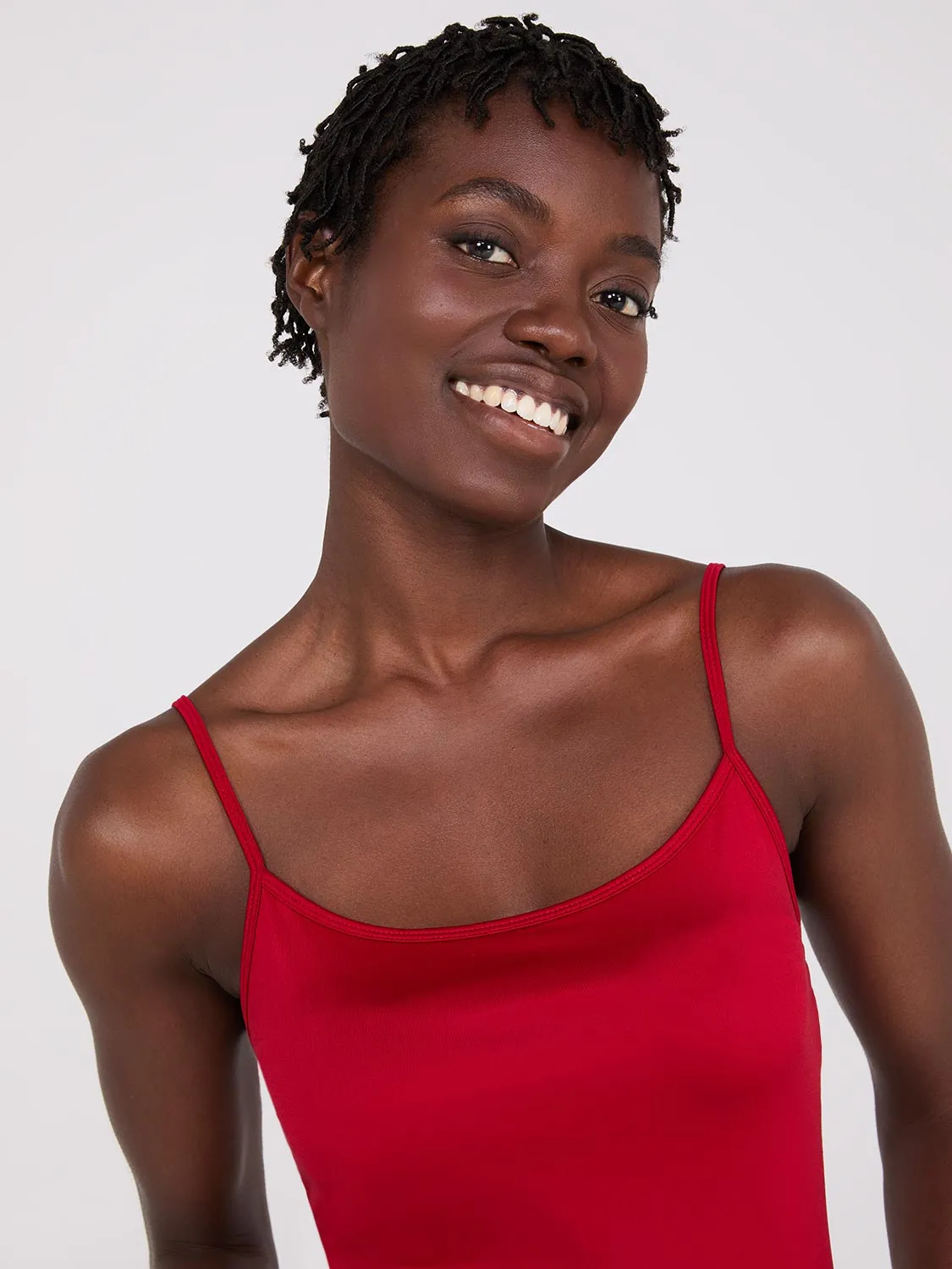 Double Layer Spaghetti Strap Cami