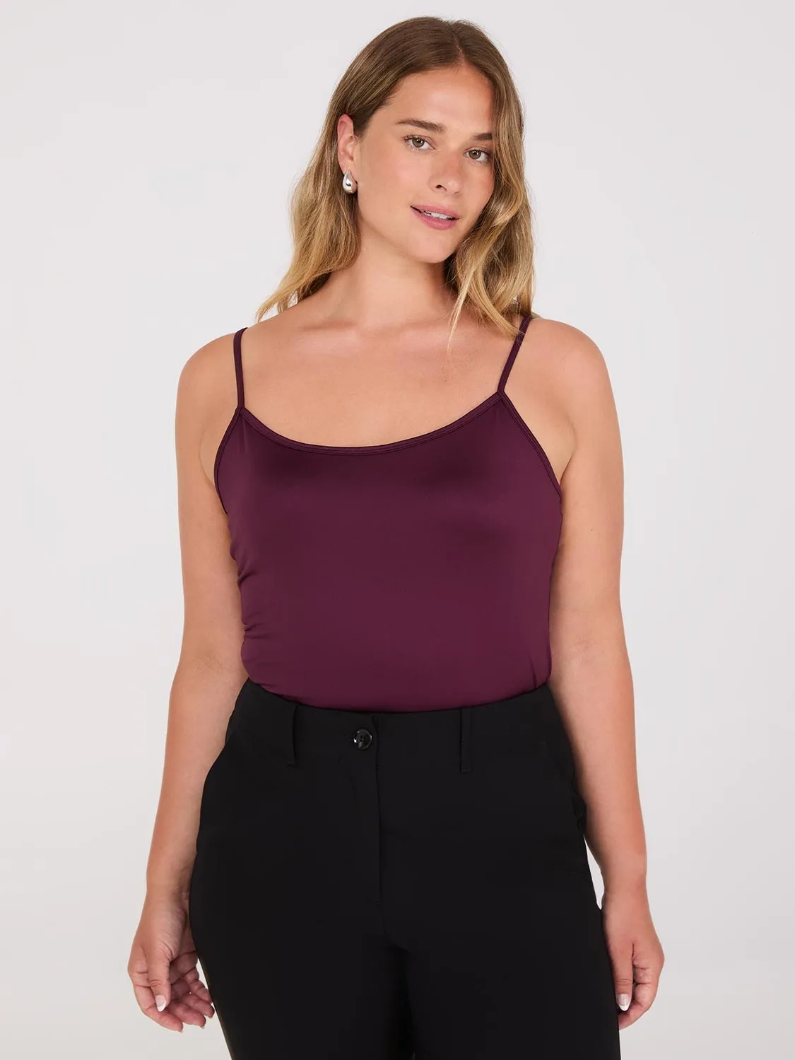 Double Layer Spaghetti Strap Cami