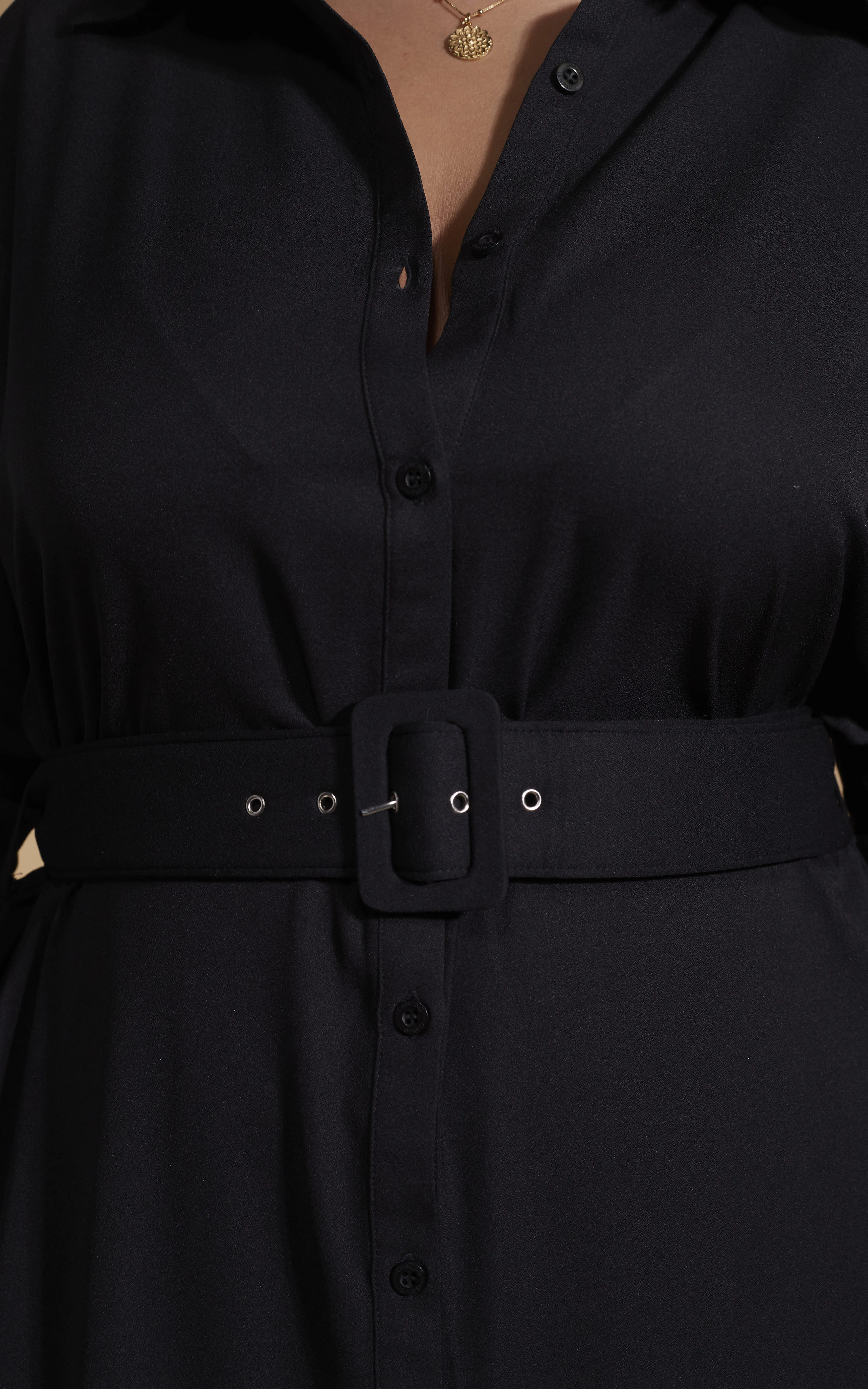 Dove Dress In Black - Extended Sizing