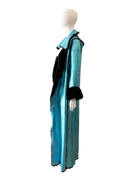 FENDI Metallic Leather Coat