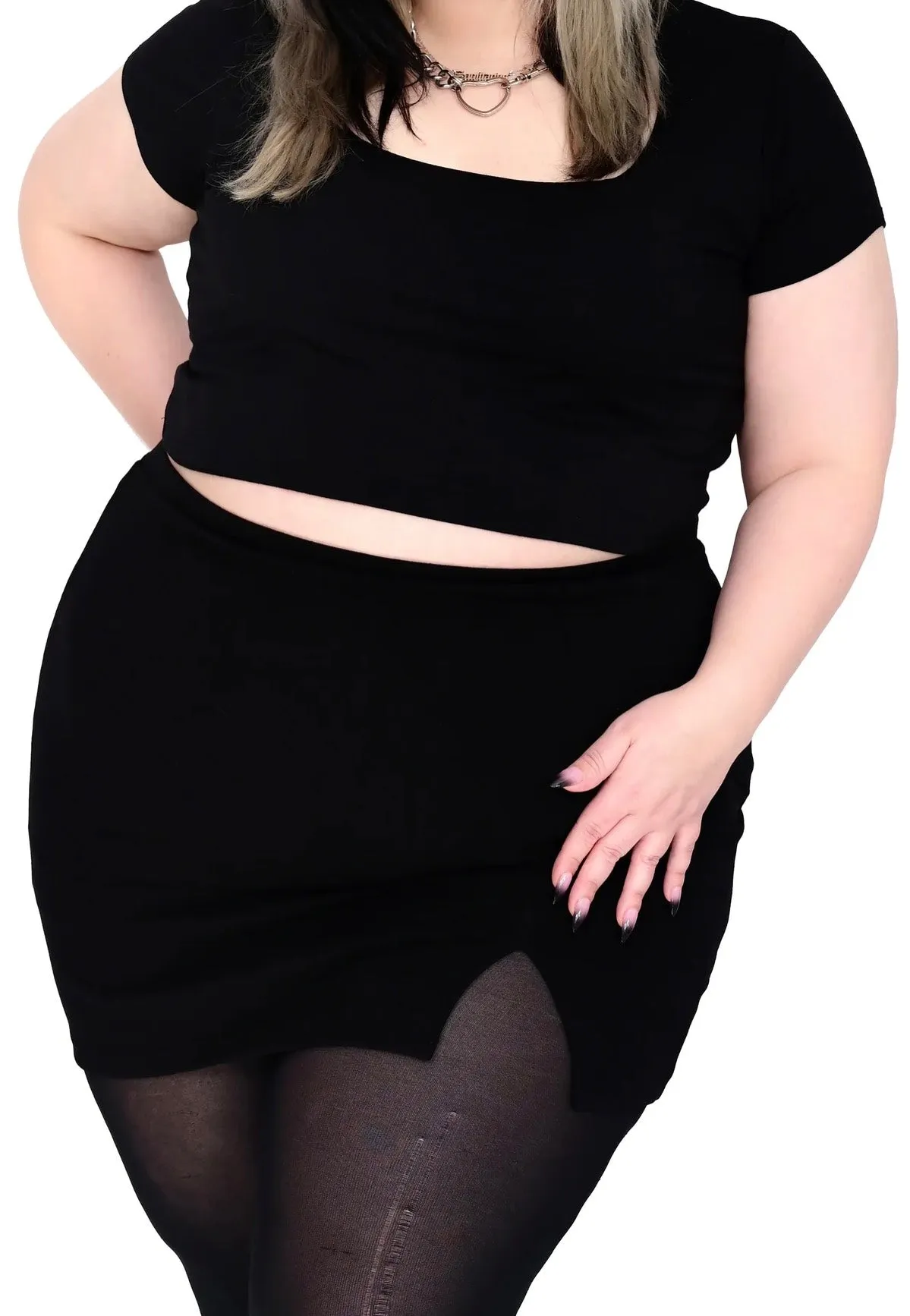 Foxblood - Bridget Mini With Built In Shorts Black - Skirt