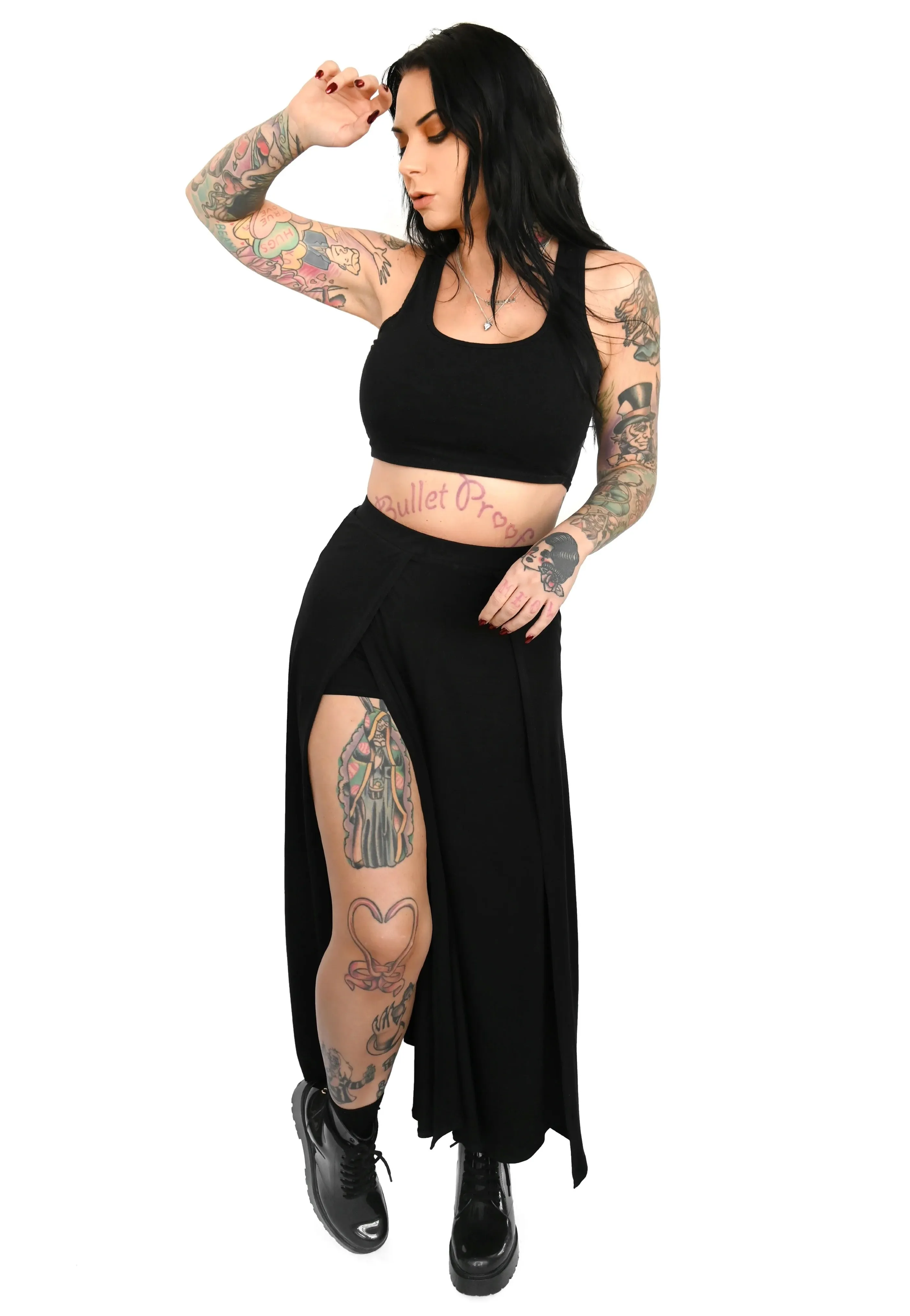 Foxblood - Darla Maxi with Built In Shorts - Skirt