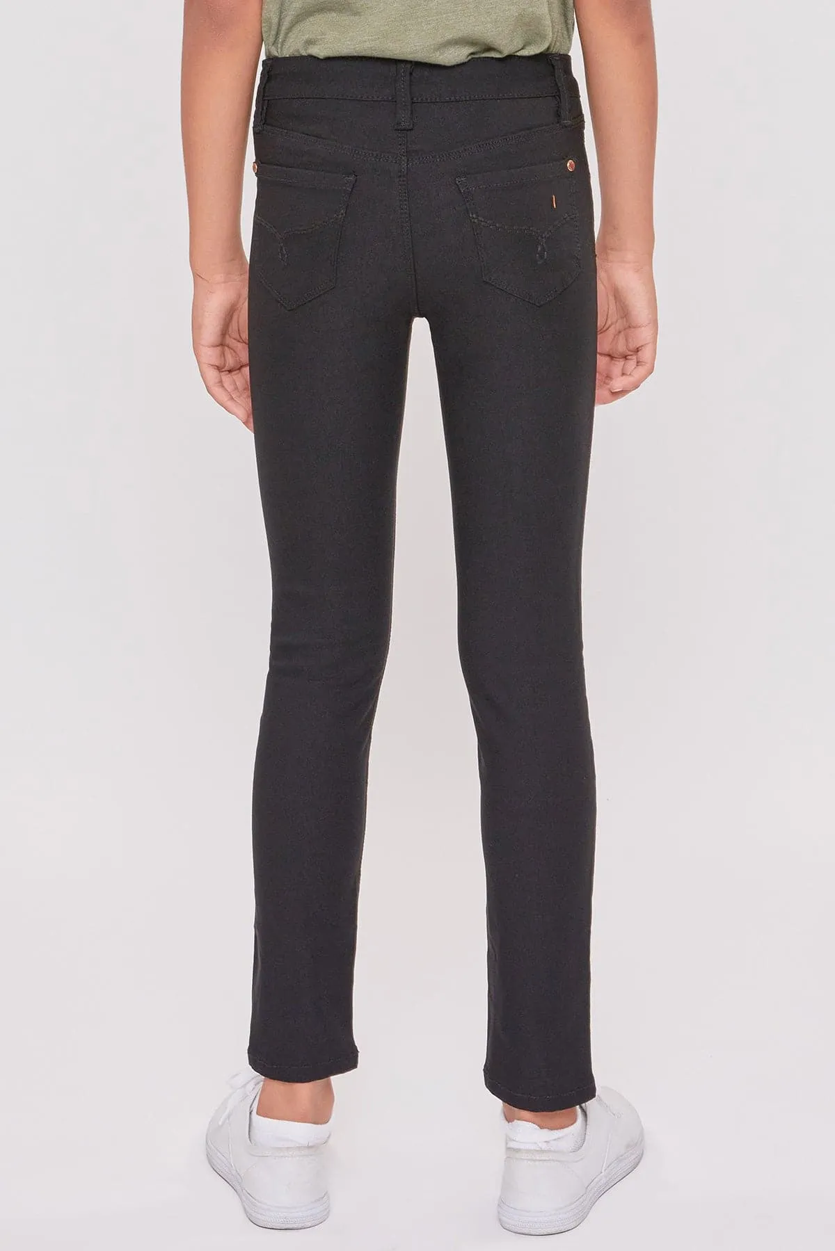 Girls' Stretch Skinny School Color Pants