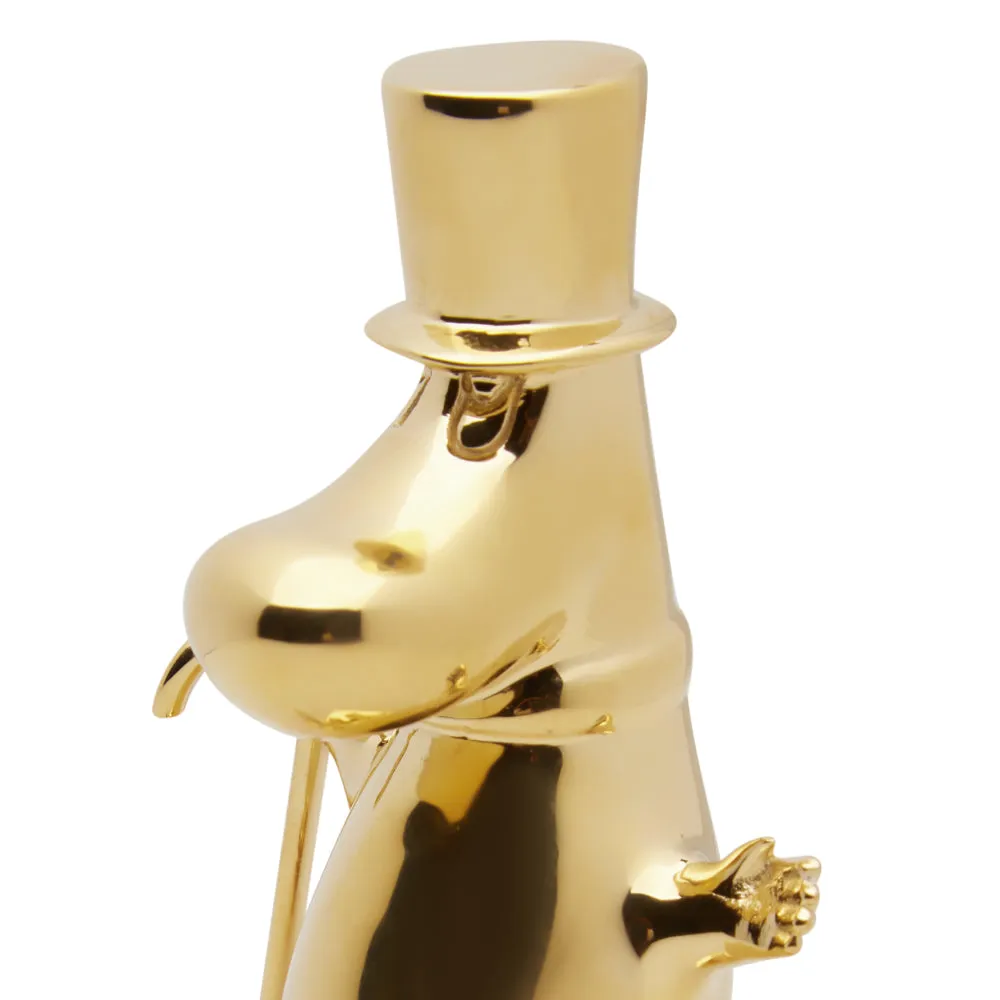Ice Skating Moominpappa Figurine - Skultuna