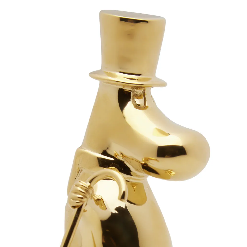 Ice Skating Moominpappa Figurine - Skultuna