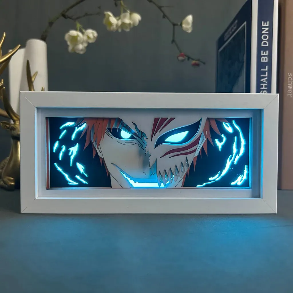 Ichigo Kurosaki Led Light Box Anime Bleach Cool Manga Gadget for Anime Space Decoration Gift for Friends Birthday Desktop Lamp