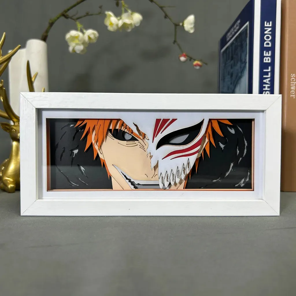Ichigo Kurosaki Led Light Box Anime Bleach Cool Manga Gadget for Anime Space Decoration Gift for Friends Birthday Desktop Lamp