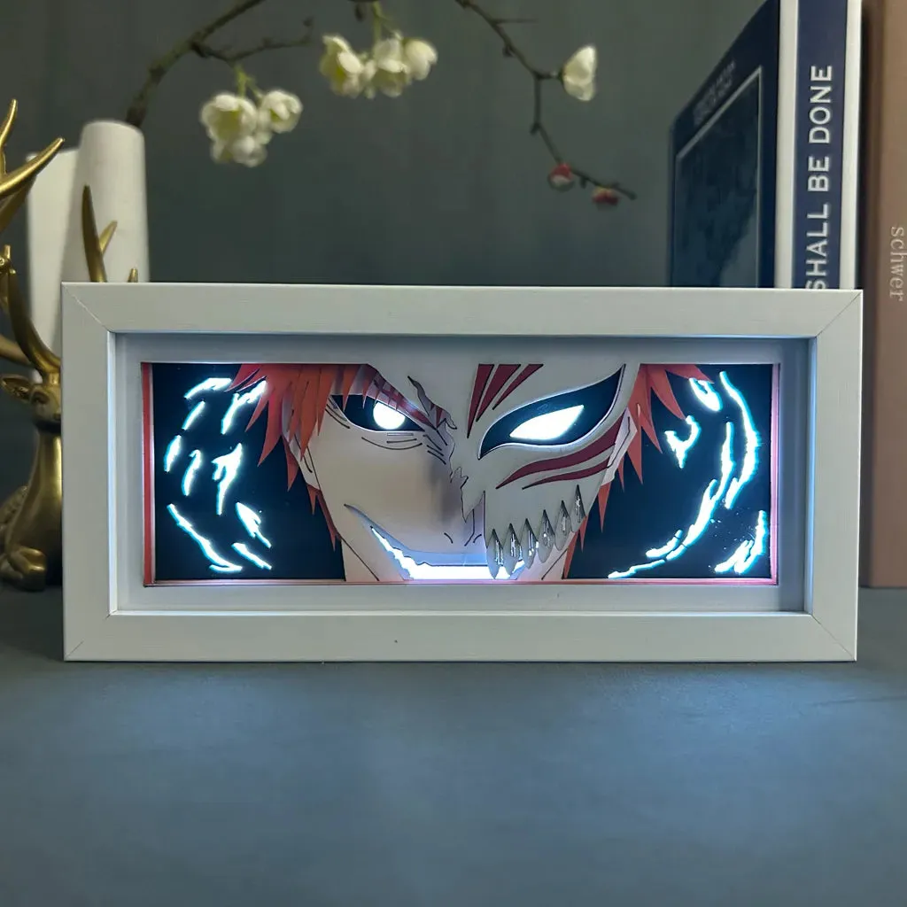 Ichigo Kurosaki Led Light Box Anime Bleach Cool Manga Gadget for Anime Space Decoration Gift for Friends Birthday Desktop Lamp
