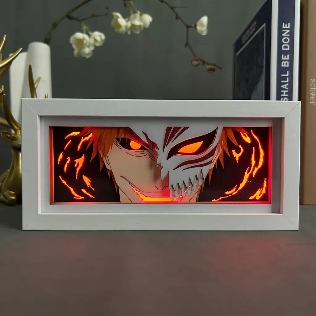 Ichigo Kurosaki Led Light Box Anime Bleach Cool Manga Gadget for Anime Space Decoration Gift for Friends Birthday Desktop Lamp