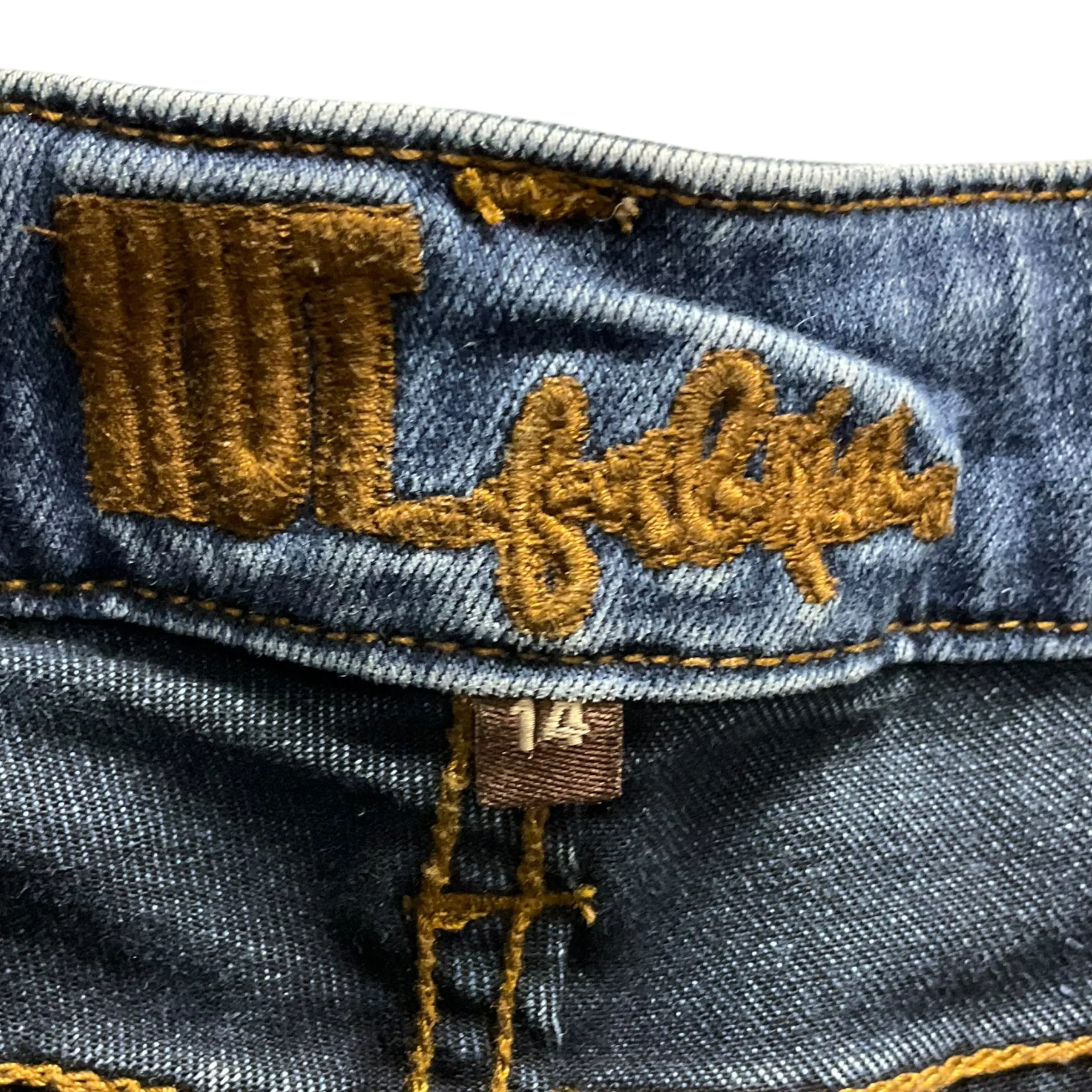 Jeans Skinny By Kut In Blue Denim, Size: 14