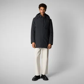 Man's coat Nestor in blue black
