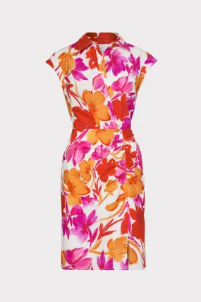 Maxwell Paper Peony Print Dress