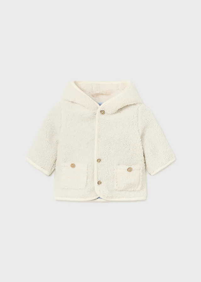 Mayoral 2448 052 - Sky Reversible Shearling Coat