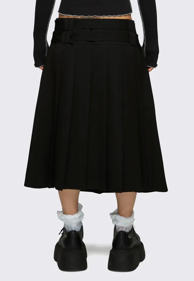 Minga London - Thalia Midi Black - Skirt