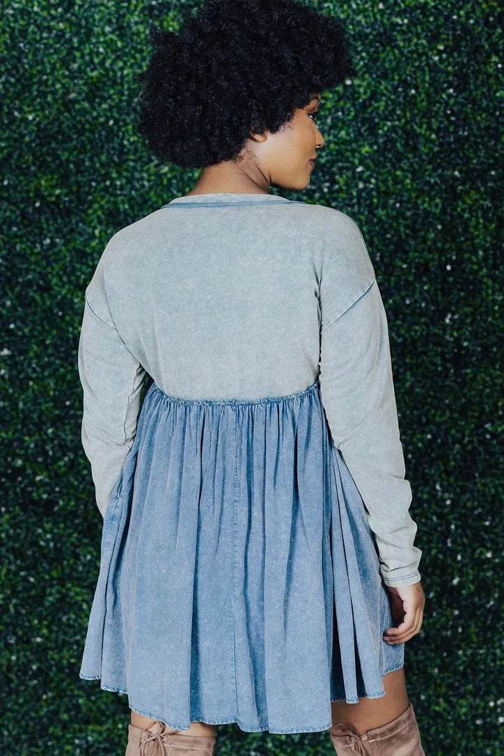 Monica French Terry Flare Dress