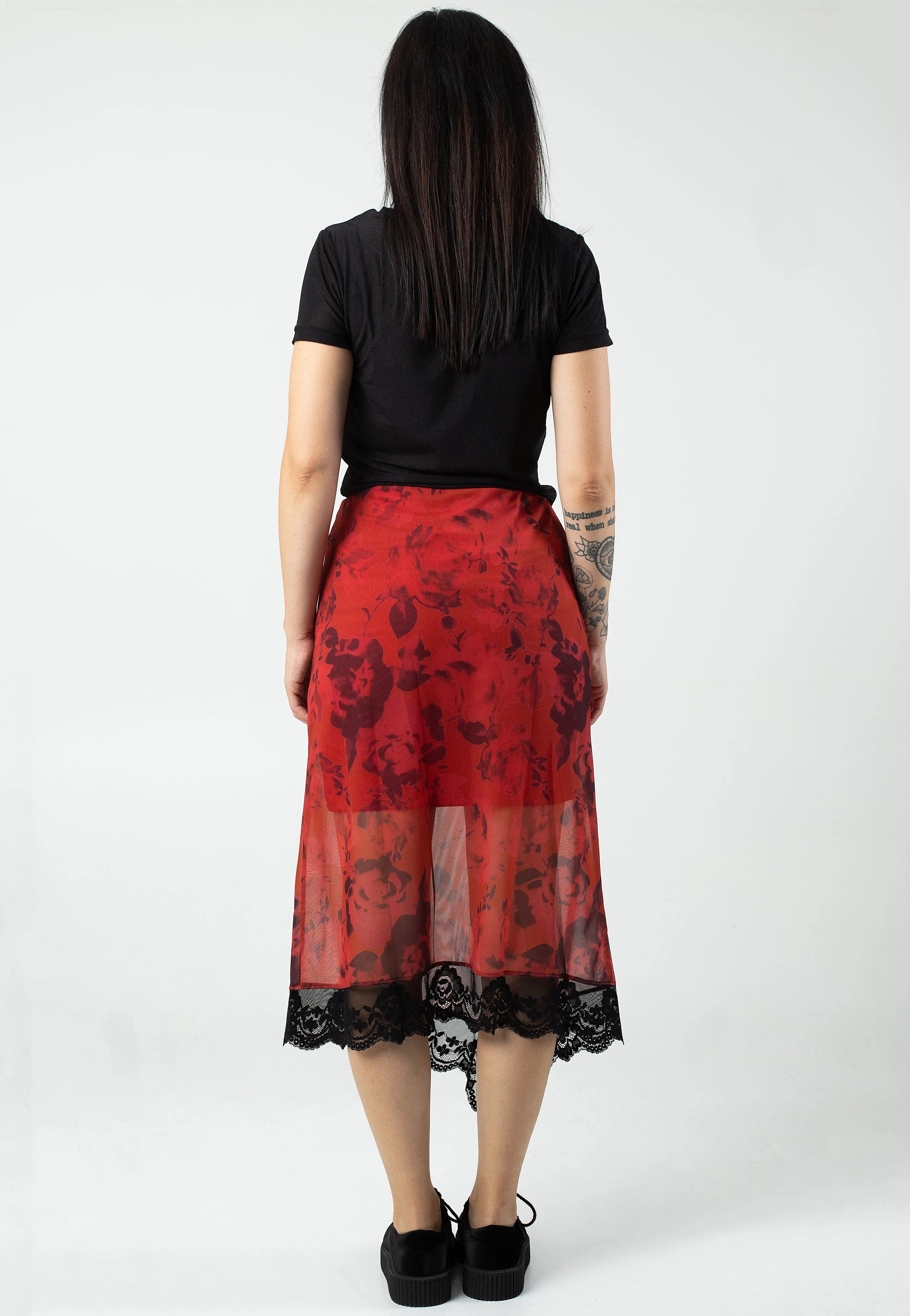 Noisy May - Kitty Mesh Lace Black - Skirt