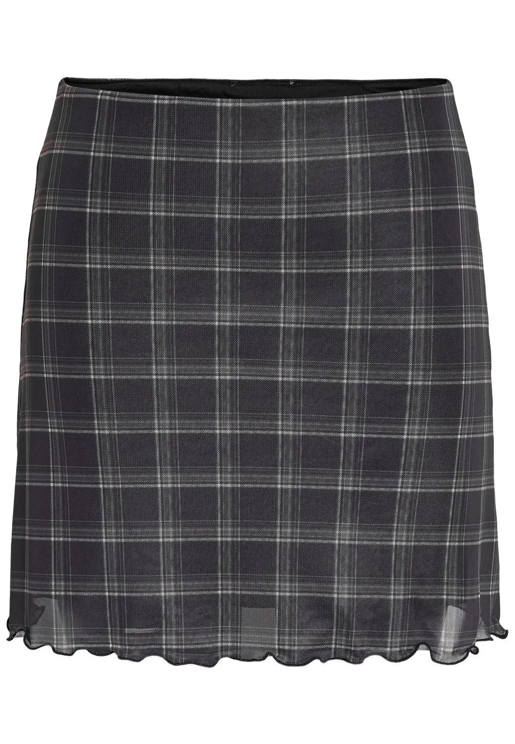 Noisy May - Lesley A Shape Asphalt Check - Skirt