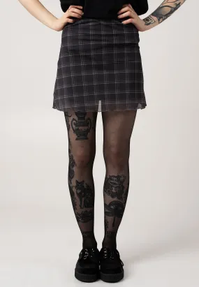 Noisy May - Lesley A Shape Asphalt Check - Skirt